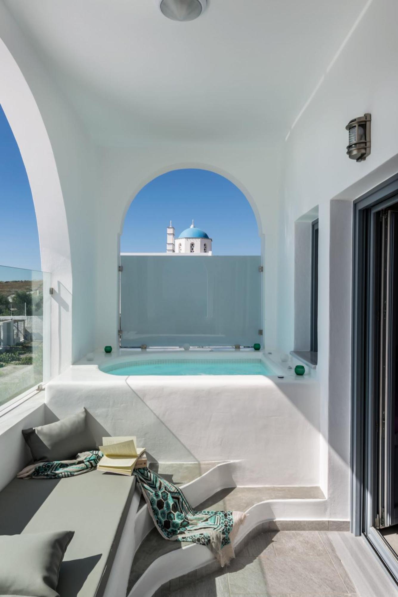 Aspronisi Luxury Villa With Caldera View Megalohóri Kültér fotó