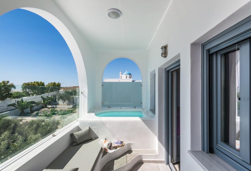 Aspronisi Luxury Villa With Caldera View Megalohóri Szoba fotó